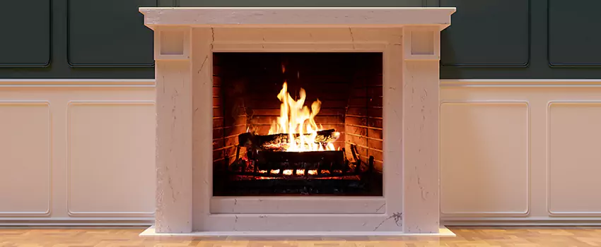Decorative Electric Fireplace Installation in Port Huron, Michigan