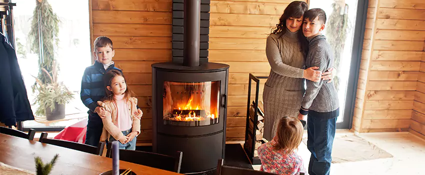 Morso Cast Iron Fireplace Insert Installation in Port Huron, Michigan