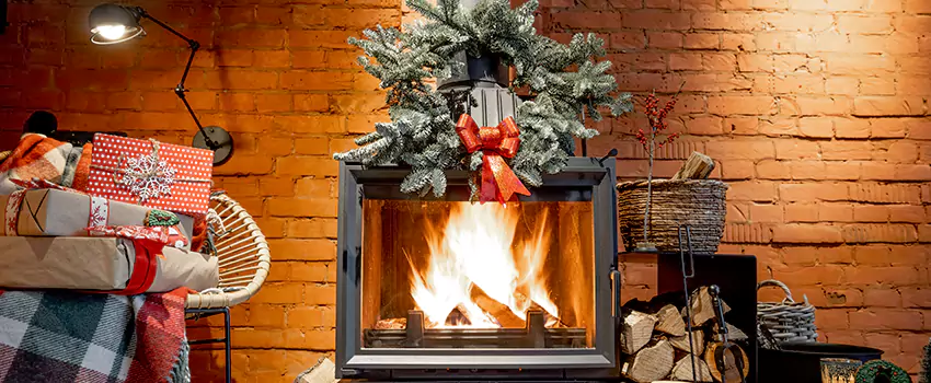 Travis Industries Linear Gas Fireplace Installation in Port Huron, Michigan
