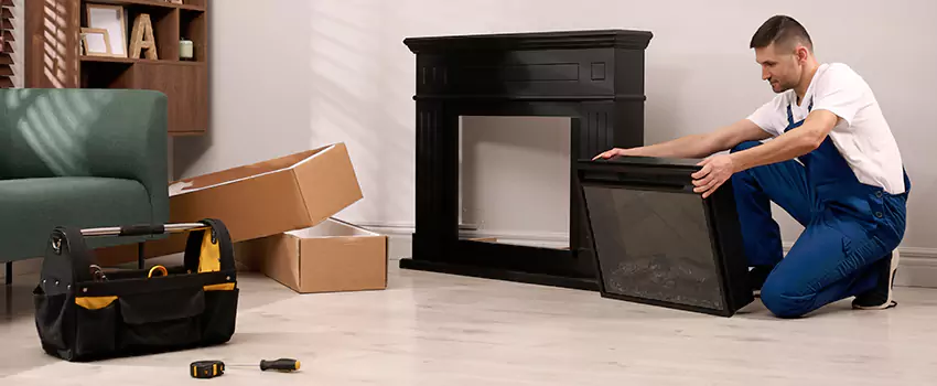 Old Rusted Metal Fireplace Repair And Replacement in Port Huron, MI