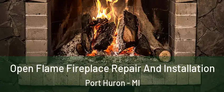  Open Flame Fireplace Repair And Installation Port Huron - MI